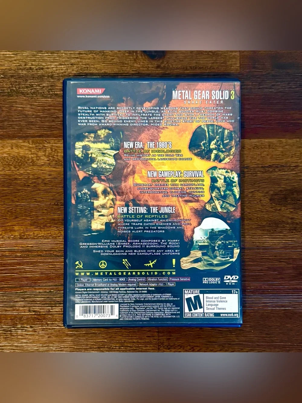 Metal Gear Solid 3 Snake Eater Sony PlayStation PS2 CIB Tested DEAL Kojima GOAT